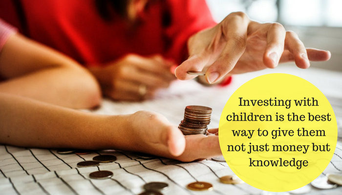 investing with children is the best way to teach them financial knowledge